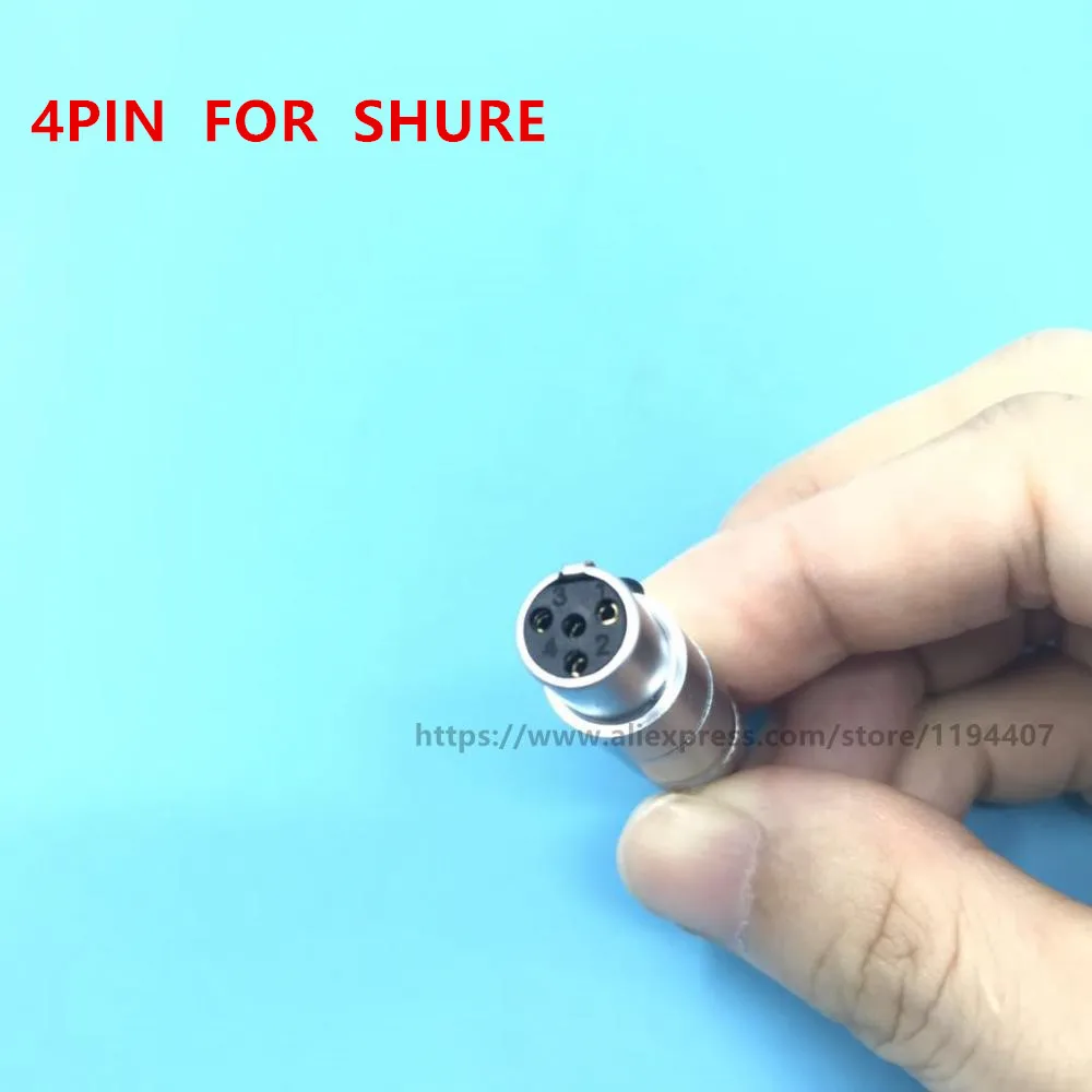 Беспроводной гарнитуры микрофон с мини-4 Pin XLR Сделано в Китае TA4F Для Shure Sennheiser AKG Самсон MiPro Audio-Technica микрофон Системы