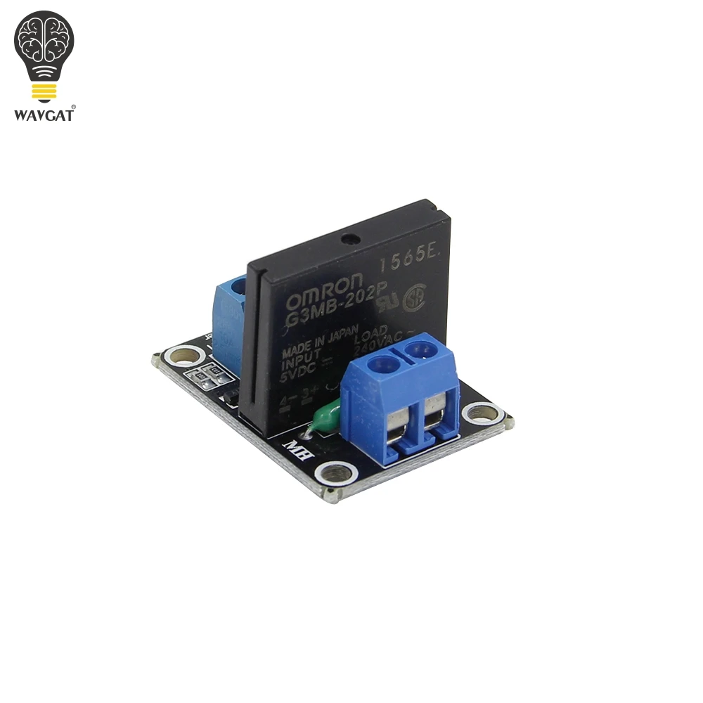 WAVGAT 12V реле 1 2 4 8 канальный OMRON SSR Высокий Низкий уровень твердотельные реле Модуль 250V 2A для Arduino