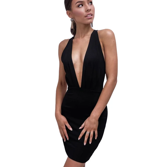 Backless Mini Dress