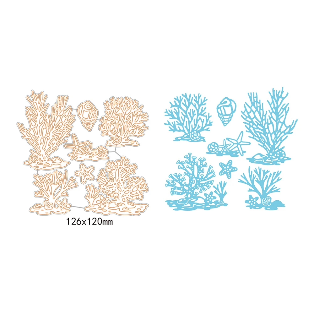 

Gowing Starfish Seaweed Etched dies Metal Cutting Dies Stencil for DIY Scrapbooking Paper Album Card Craft Embossing Dies Cut