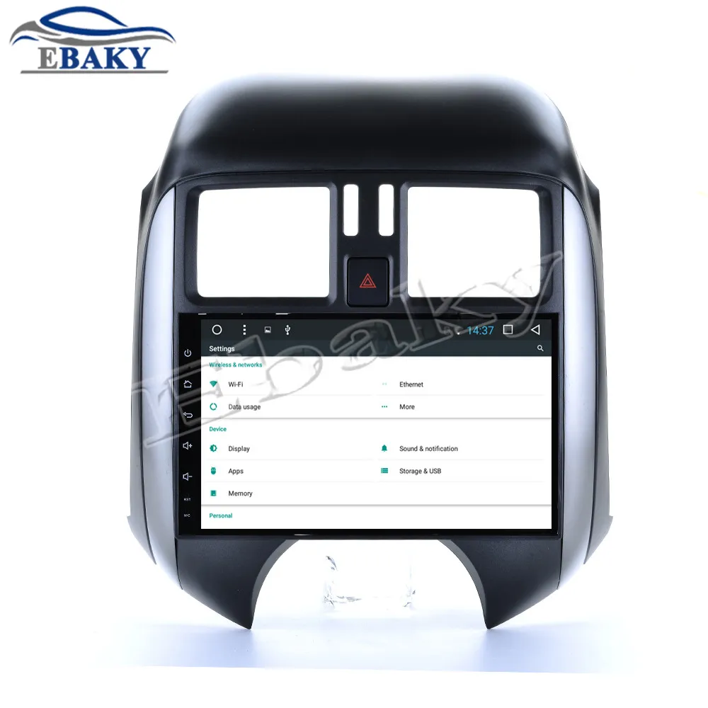 Clearance NaviTopia 9inch 1GB/2GB RAM Quad Core/Octa Core Android 7.1/8.1 Car DVD Radio for Nissan Sunny 2011 2012 2013 with GPS/wifi/maps 20