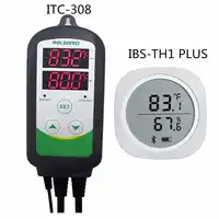 Combo IBS-TH1 PLUS Bluetooth Wireless Magnetic Monitor Smart Sensor Data Logger + ITC-308 Heater & Cooler Temperature Controller
