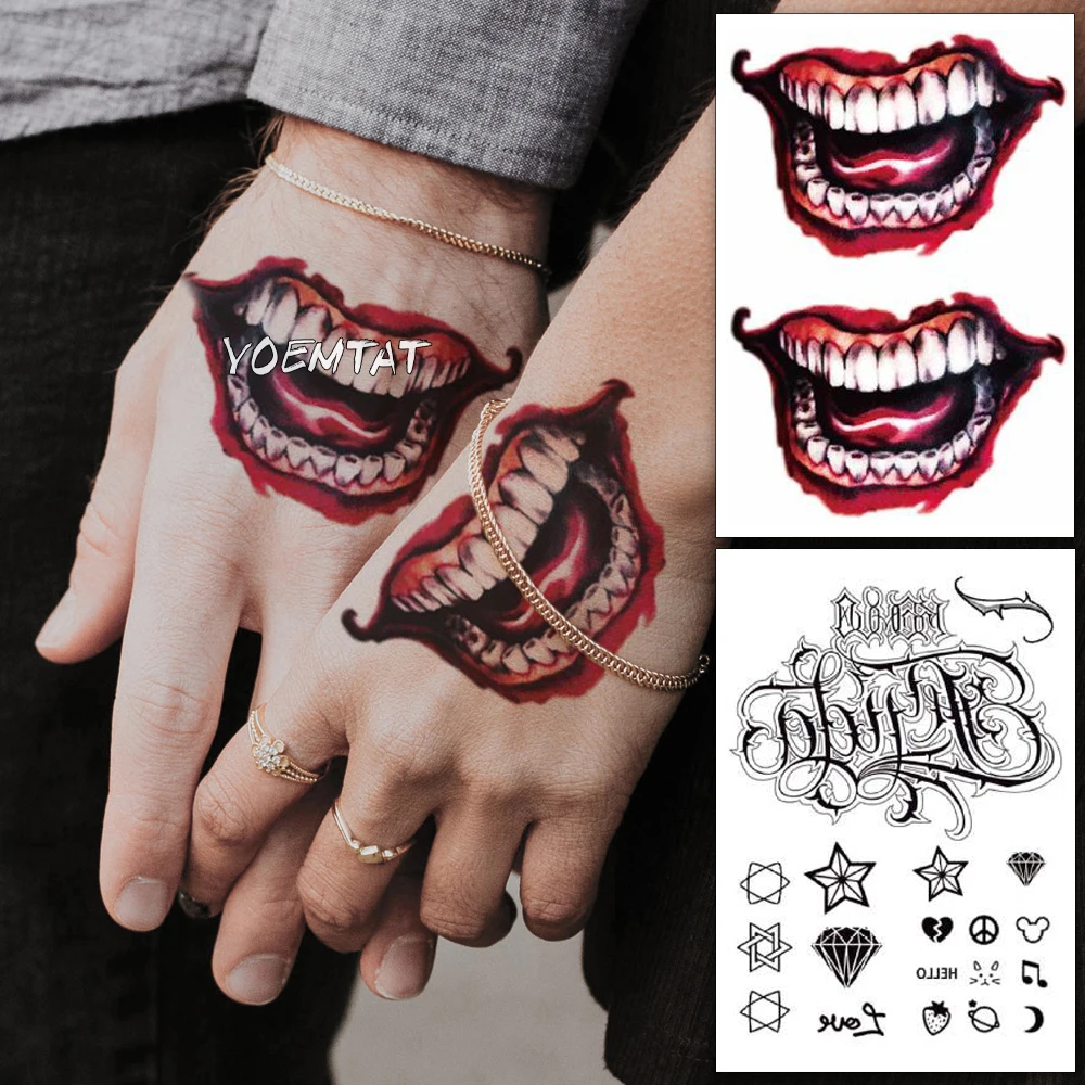 Michael Eastwood Joker drawings Joker smile tattoo Suicide Squad Joker Hand...