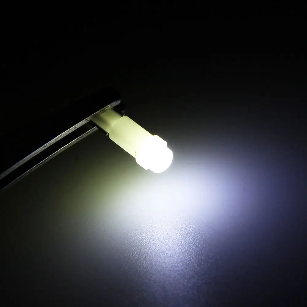 10 шт. T5 светодиодный светильник для автомобиля s 1SMD Авто Клин приборная панель