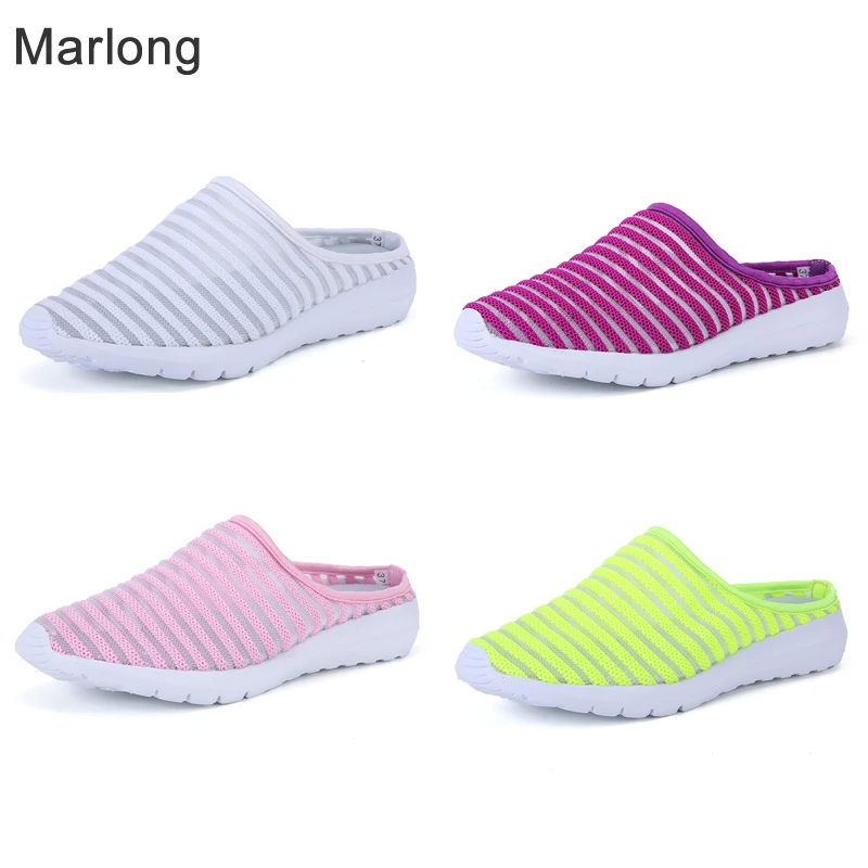 mesh beach slippers