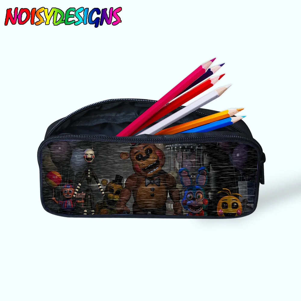 

Five Nights at Freddy Pencil Bags&Case Cosmetic Cases Supplies Stationery Storage Bag FNAF World Cosmetic Bags Dropshipping