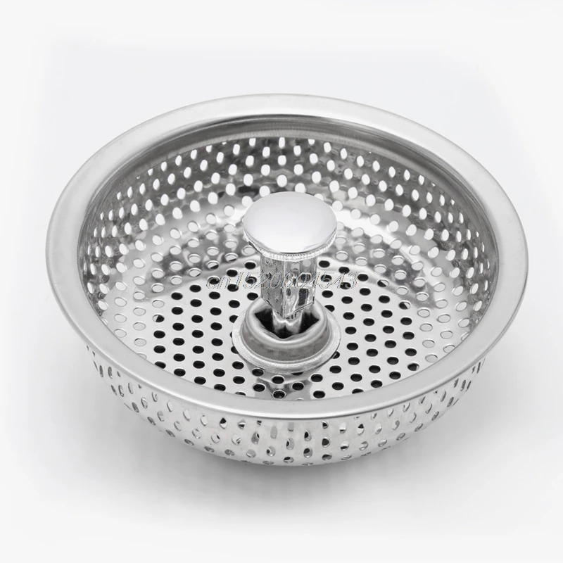 Stainless Steel Mesh Kitchen Sink Strainer Disposer Plug Drain Stopper Filter High Quality R06 &