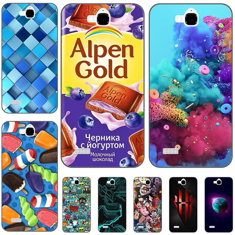 

45 styles Case For Huawei Honor 3C Lite Honor 3C Play Honor Holly Cover Flower Original Plastic Printed Cute Animal Phone Case