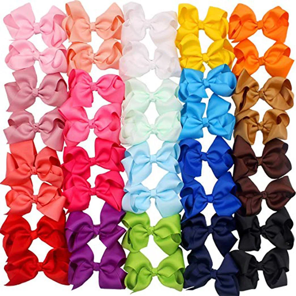 

40 PC Girls Baby Toddler Princess Bow Headband Hair Band Accessories Headwear