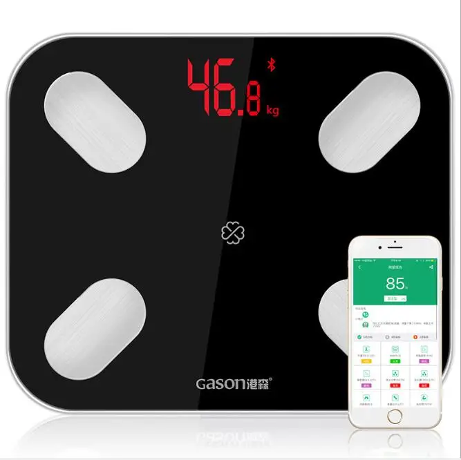 

Body Fat Scale Floor Scientific Smart Electronic Digital Weight Bathroom Balance Bluetooth APP Android or IOS