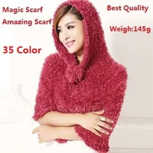 Factory Sale Fashion 35 Color DIY Multifunction Magic Scarf Amazing Echarpes Shawls Pashmina Scarves For Women