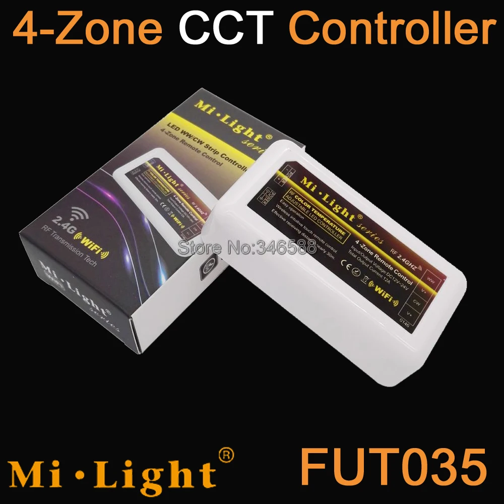 Mi. light 2 4G RF беспроводной 4 зонный Сенсорный пульт + 4x CW/WW цветовая температура CCT
