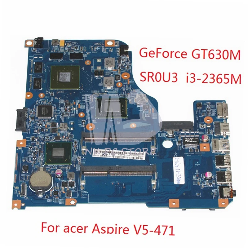 NBM1D11006 NB. M1D11.006 основная плата для acer aspire V5-471 V5-471G Материнская плата ноутбука 48.4tu05021 GT630M i3-2365M DDR3