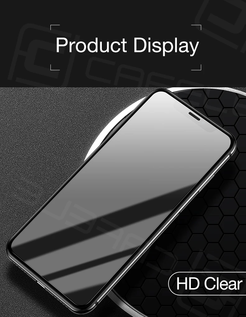 Cafele Закаленное стекло протектор экрана для iPhone XR 6," /XS 5,8"/XS Plus 6," 9H твердость HD