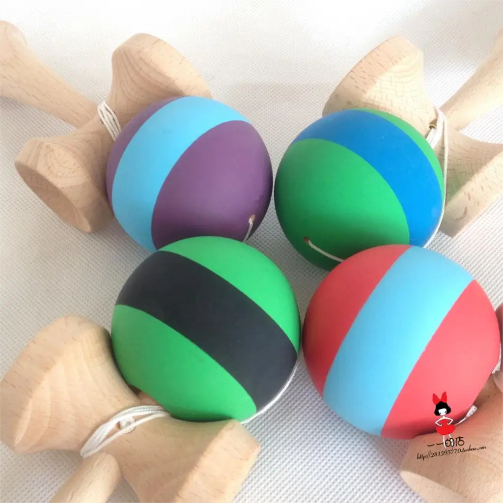 

kendama TWB Rubber stripe paint kendama 100pcs part 1