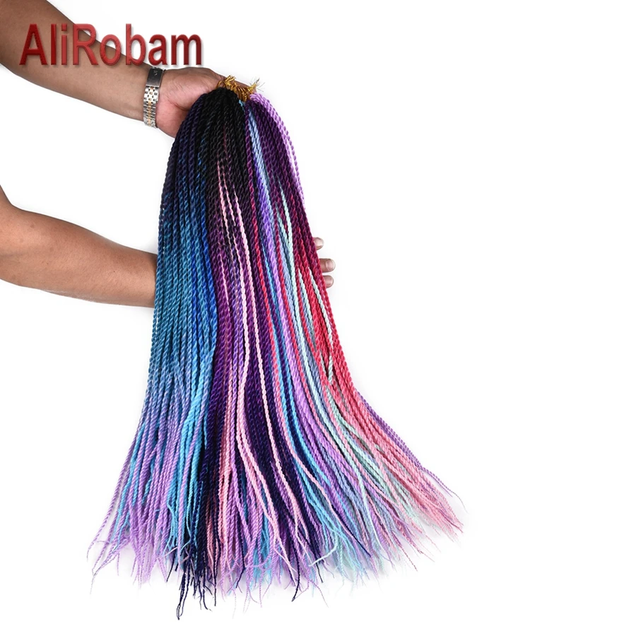 twist braid colorful097