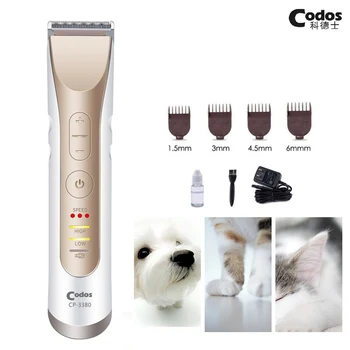 

Codos Professional Rechargeable Pet Cat Dog Hair Trimmer for Face Ears Foot Local Trimming Electric Pet Clipper Grooming Machine