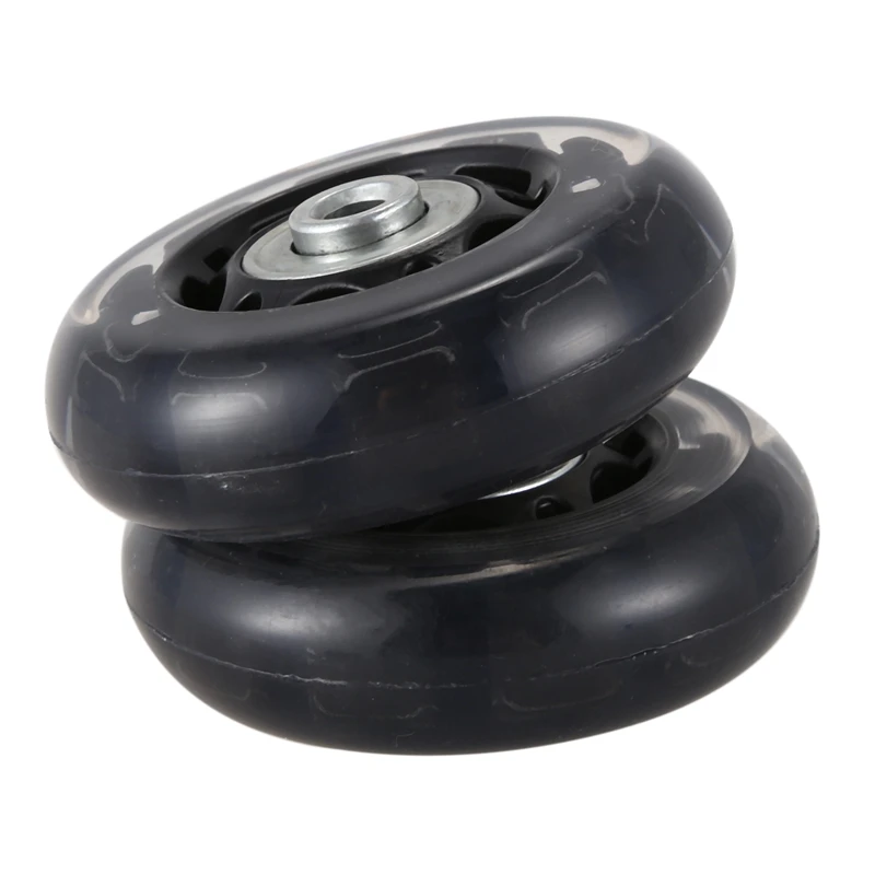 

Luggage Suitcase Wheels Replacement Kit Parts With Axles Screws Washers Wrenches For Inline Outdoor Skate (63X18Mm Sets)