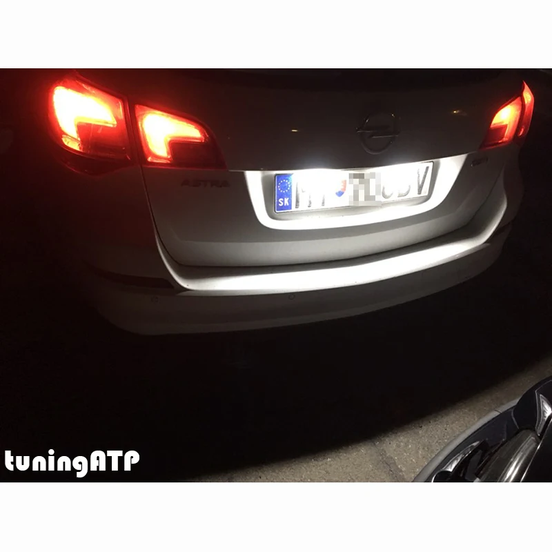 18 Smd Led Number License Plate Light Module For Opel Vauxhall Astra J Sports Tourer Estate Zafira Tourer C License Plate Light Plate Lightnumber Plate Light Aliexpress