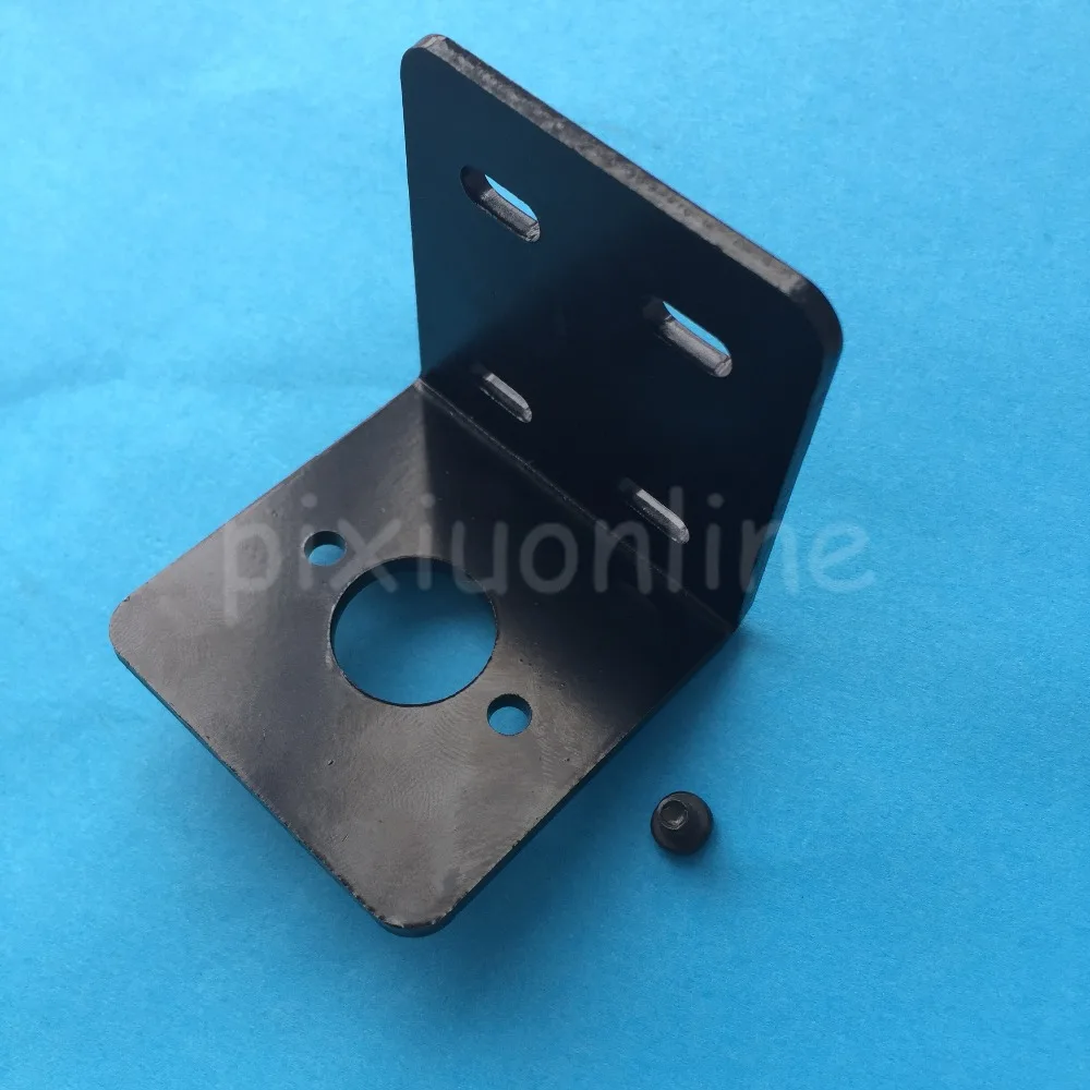 1suit J284Y L-shaped High Hardness 775 DC Motor Base Fixed Support with 2 Screws All Metal Holder