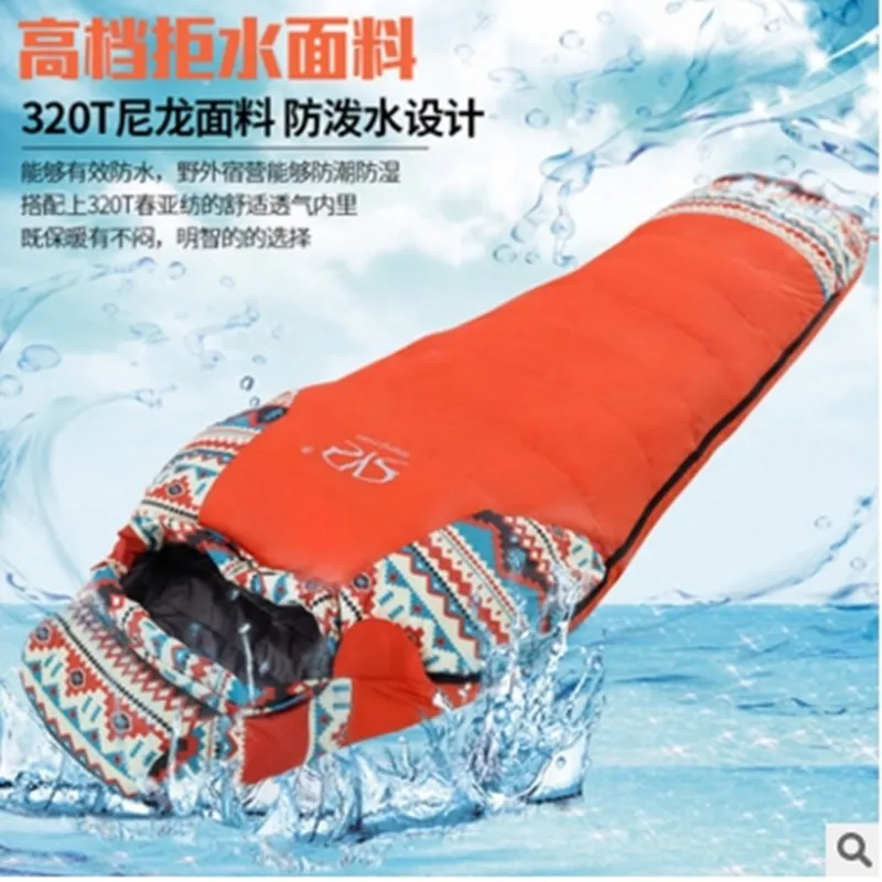 Adult Mummy Goose Down Sleeping lazy bag Outdoor Camping Spring Winter Waterproof Envelope Sleeping Bag Mattress Compression Bag Adult Mummy Goose Down Sleeping lazy bag Outdoor Camping Spring Winter Waterproof Envelope Sleeping Bag Mattress Compression Bag