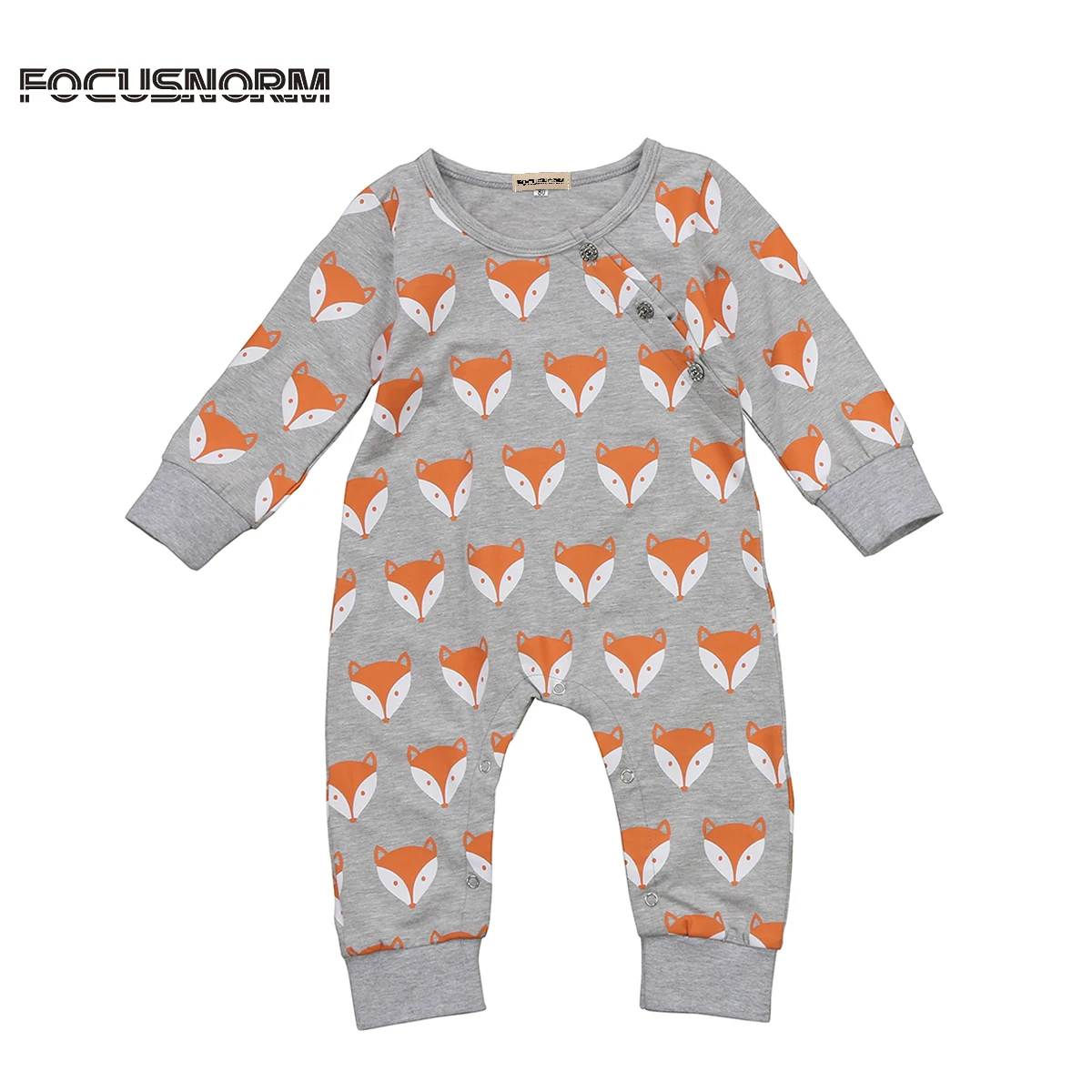 Infant Baby Girl Boys Cute Fox Romper Playsuit Clothes Outfit Adorable