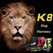 Прочная шлейка для собак жилет K9 питомец средних размеров жилет для тренировки собак нейлон нагрудный ремень тяги 3 вида цветов Для ошейник для собак