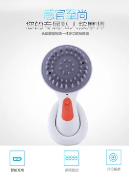 

30PCS Waterproof massager rechargeable electric head scalp massager Massage health care equipment Massage comb