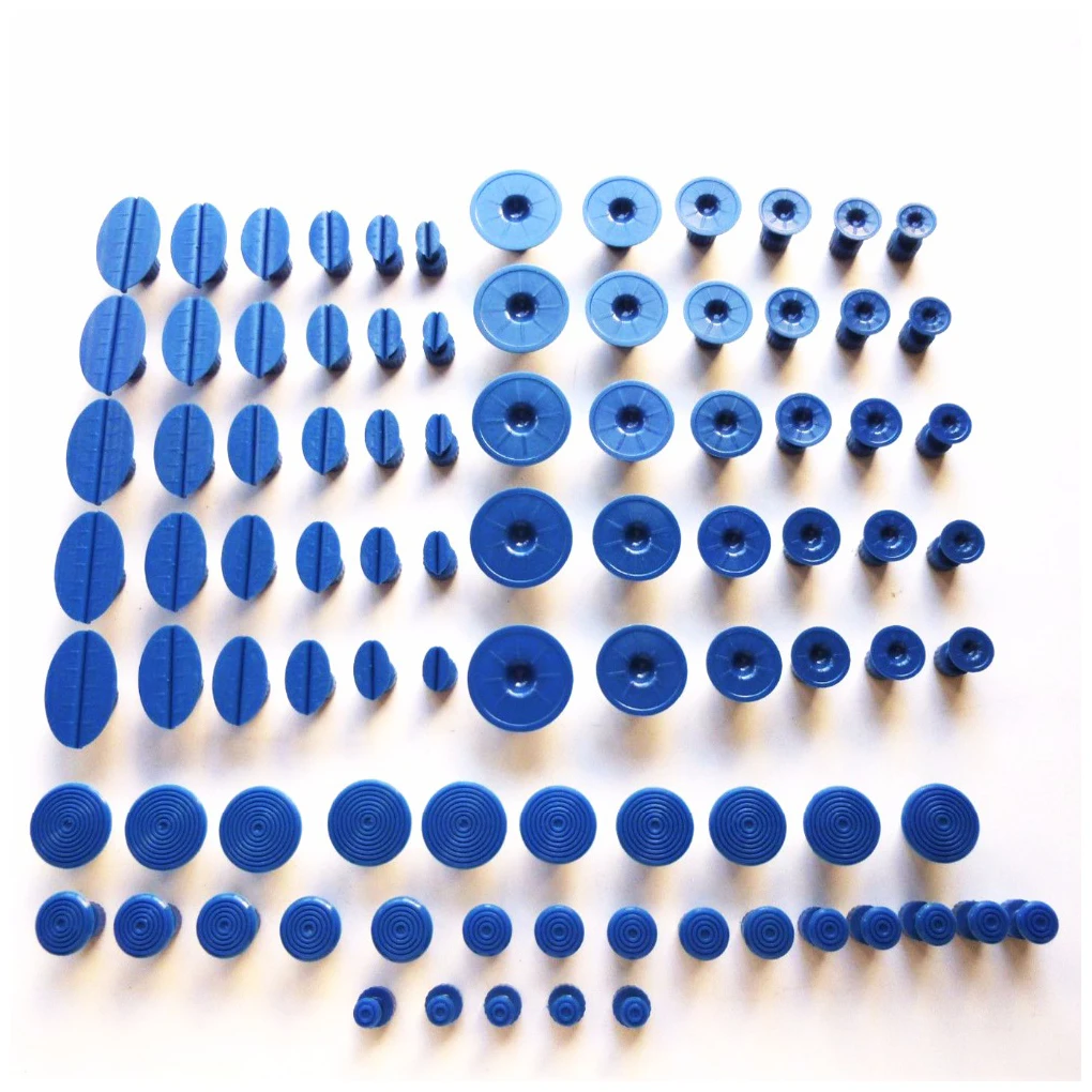

90 Pcs PDR Tabs PDR Tool Paintless Dent Repair Tool Glue Tabs for Most Puller Lifter