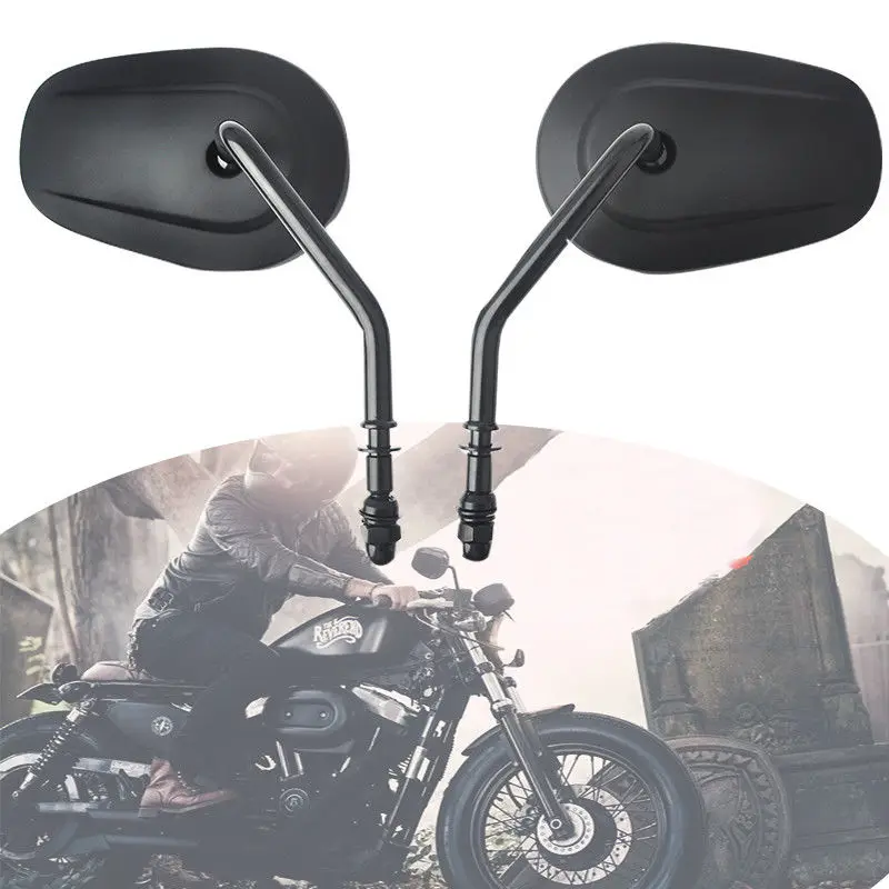 

Motorcycle Rear Side Mirrors For Touring Mirror Road King Sportster 883 1200 Softail Dyna Bobber Street Glide Mirror