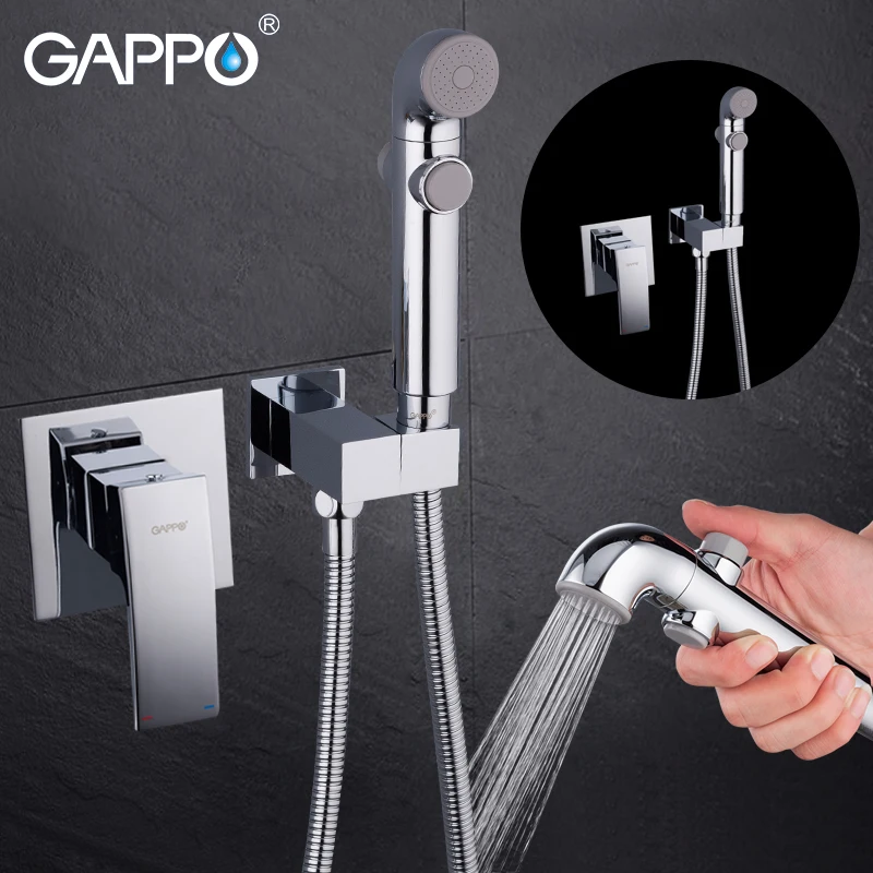 GAPPO Bidet Faucets portable bidet sprayer bathroom muslim toilets hand shower wall mount bidet shower set