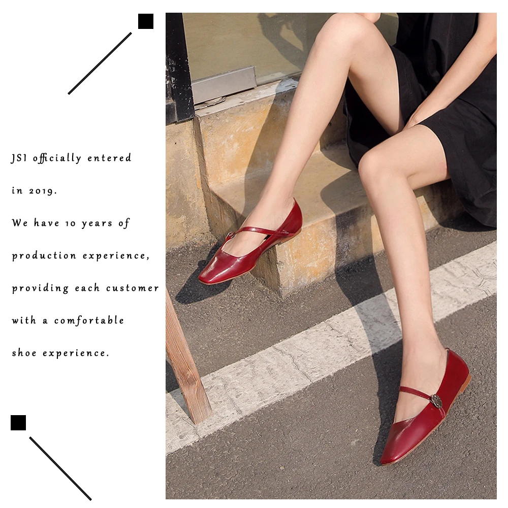 JSI/Новинка; стильные женские туфли-лодочки из натуральной кожи с квадратным носком; повседневная обувь на низком каблуке с пряжкой и ремешком; женские туфли-лодочки на квадратном каблуке; JO230