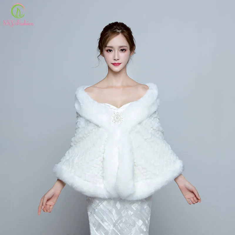 Faux Fur Shawl, Faux Fur Wrap, Faux Fur Stole And Faux Fur Bolero