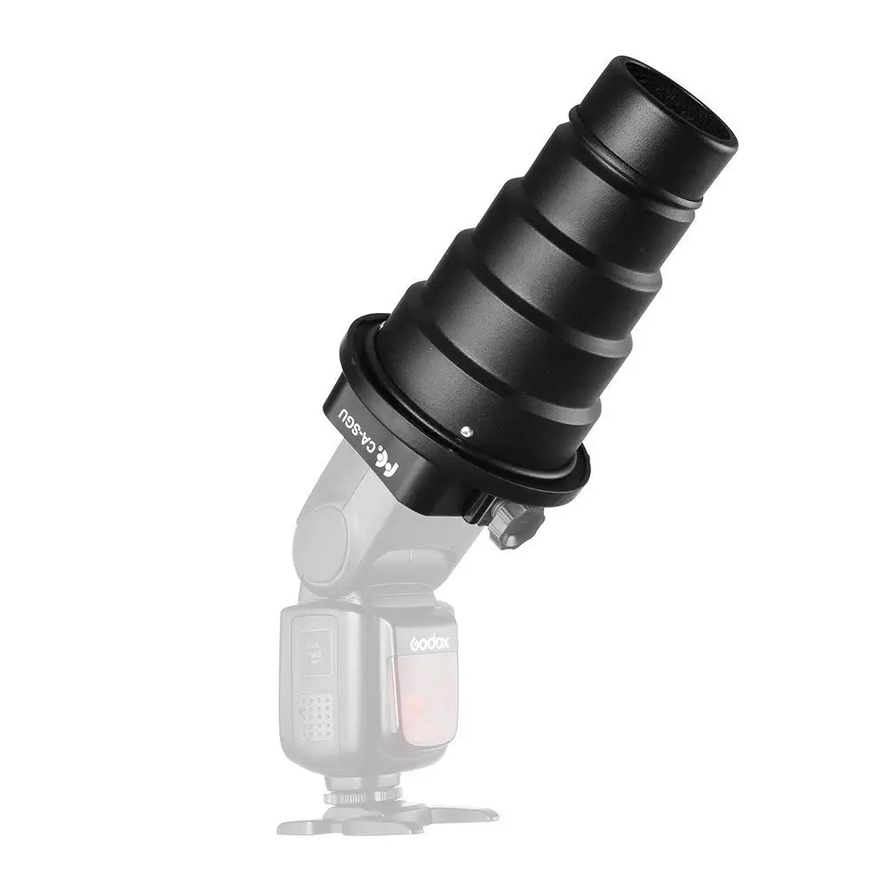 

K9 Flash Accessory Universal Mount Flash Adapter CA-SGU with Conical Snoot SGA-CS for Canon Nikon YongNuo Metz Neewer Speedlite