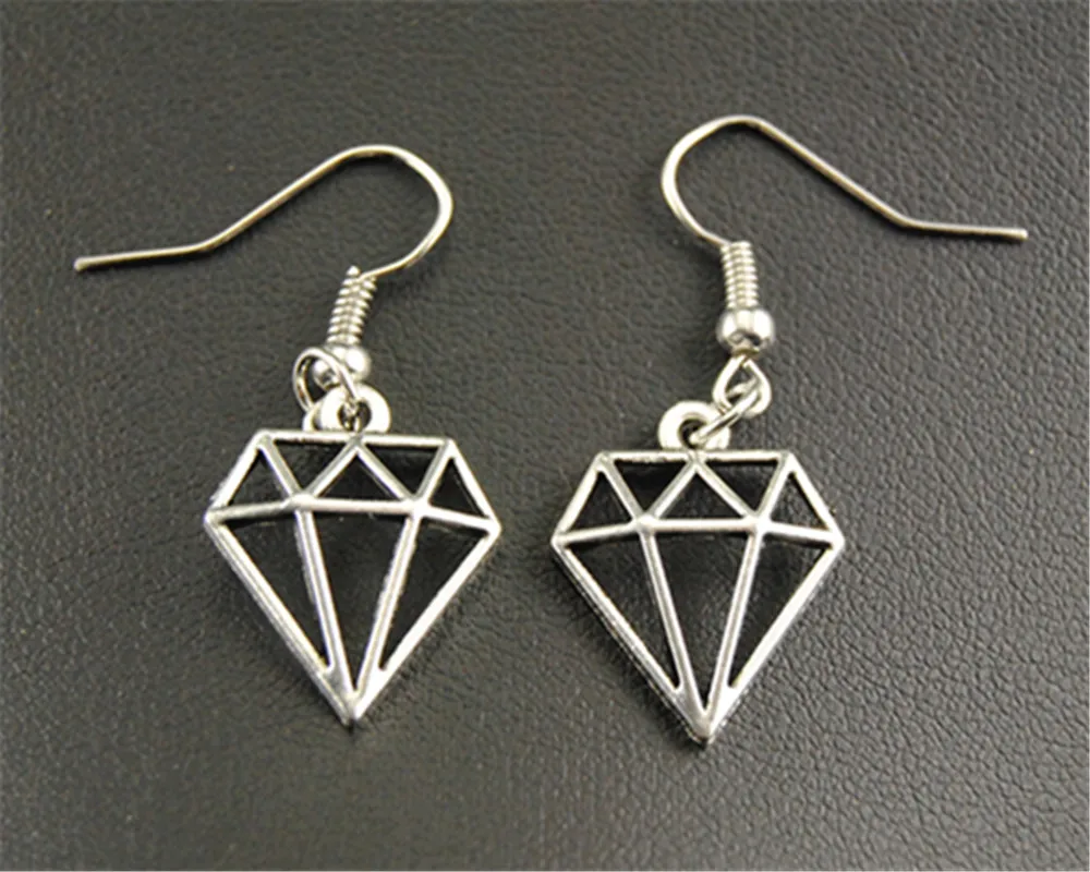 

1pair(2pcs) Earrings Charm classics simpleness primary colour hand-made DIY jewelry accessory E163