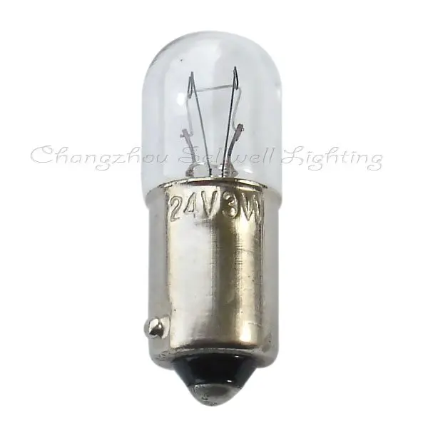 Новинка! ba9s T10x28 24v 3wminiature лампа светильник A089|light bulb 24v|light lamp bulbsba9s |