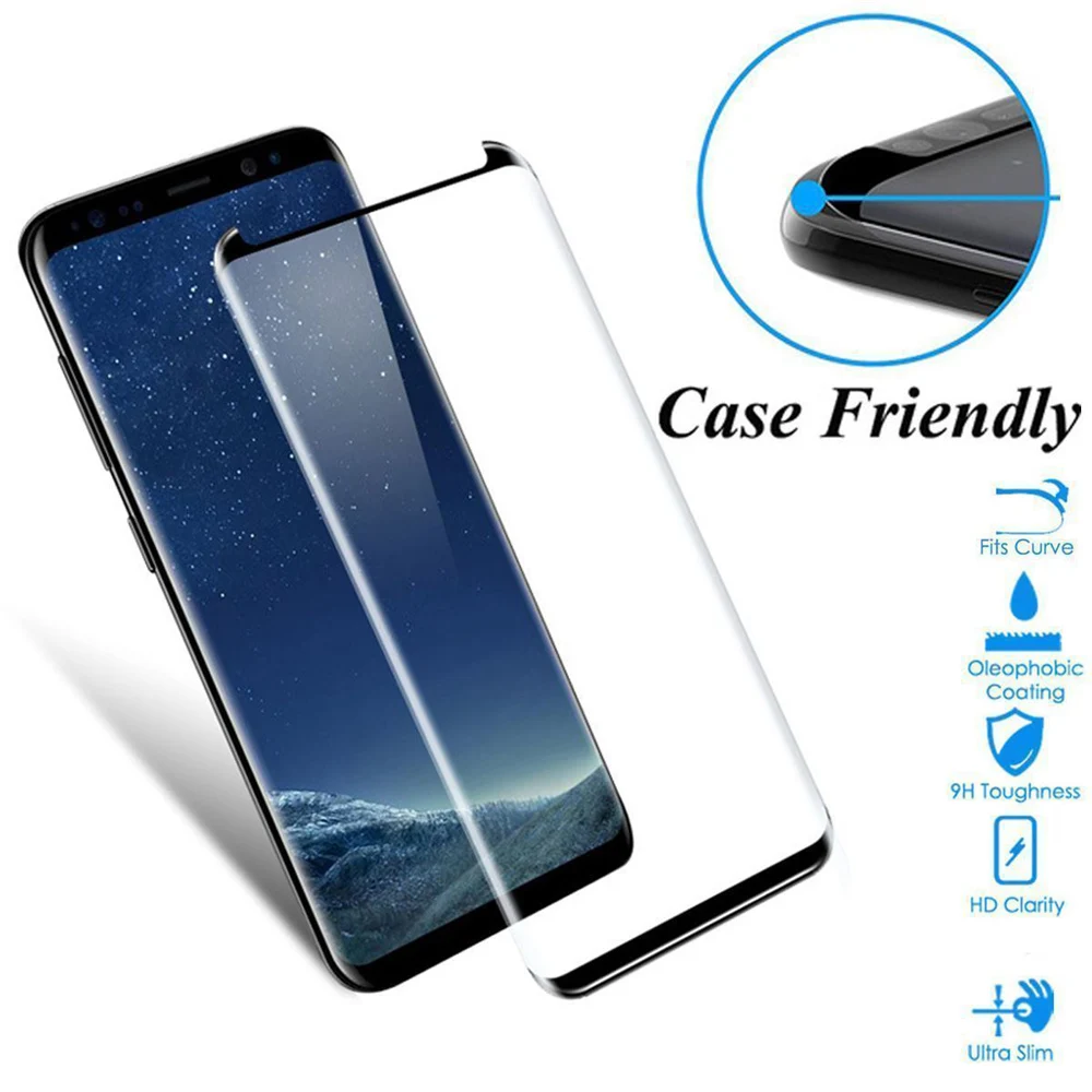 Защитная поверхность экрана пленка для Samsung Galaxy S9 Plus закаленное стекло против