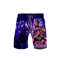 3D Мстители эндгейм мужские шорты горячие летние Homme Модные бермуды шорты Уличная одежда повседневные Карго короткие брюки человек 6XL