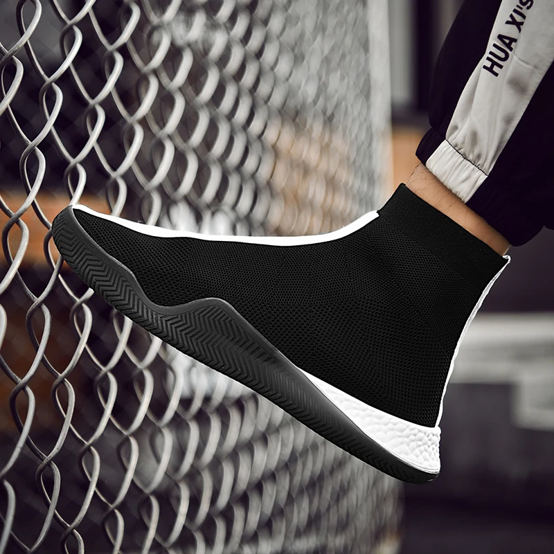 

2019 New Balanciaga Sneakers Men Breathable Fly Knit Upper Platform Shoes Running Feminino Sport Shoes Male Balenciaca 39-44