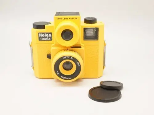 HOLGA 120TLR/120 TLR двойной объектив Reflex средний формат пленка желтый Lomo бренд