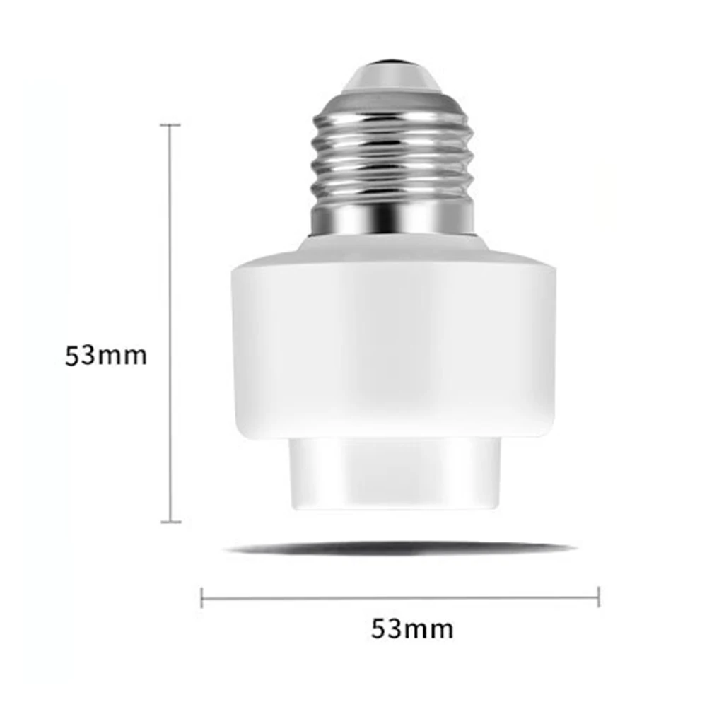 Беспроводной смарт-светильник с Wi-Fi, винтовой светильник, держатель для лампы, Цоколь для E27, для домашнего использования