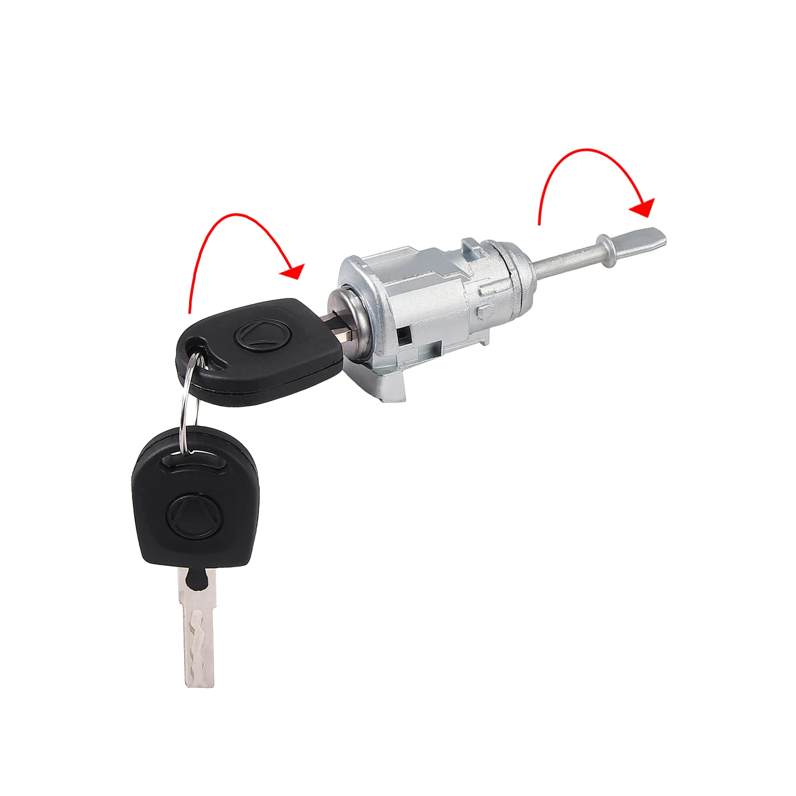 Justech Новый 3B0837167 автомобильный закрывающийся замок цилиндр для VW PASSAT B5 (96 05) и LUPO 6X1
