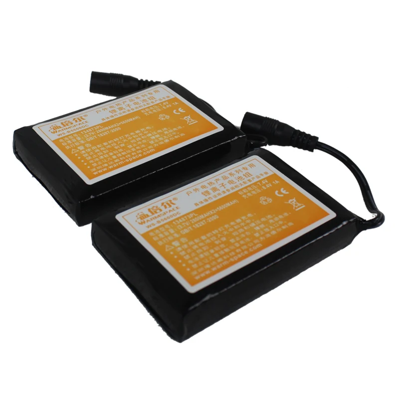 7 4 V 5600mah аккумуляторная батарея для перчаток с подогревом мужчин и женщин USB