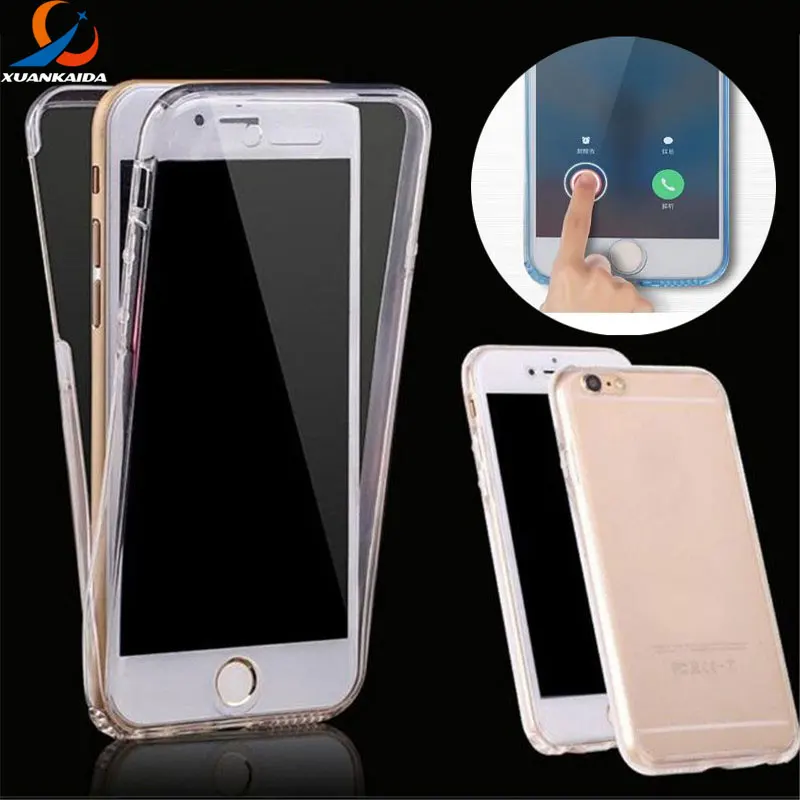 

For Moto G5 Plus G4 Play For Sony XA X Z5 360 Full TPU Front Touch screen Cover case For Iphone X XS max XR 8 7 6 6S 5 5S SE 5C