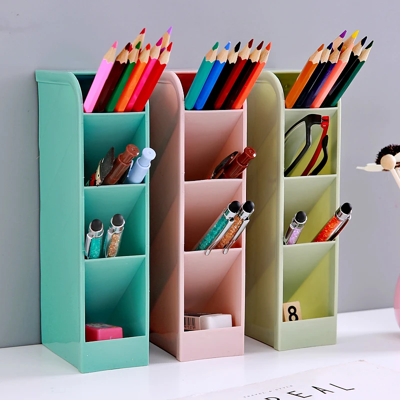 

Creative Fashion Multifunctional Pen Holder Desktop Office Storage Box Finishing Storage Box Pencilcase