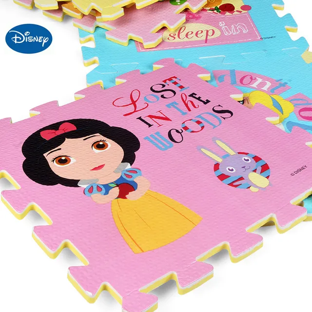Disney Princess Cute Cartoon Educational Puzzles Toys Baby Play Mats