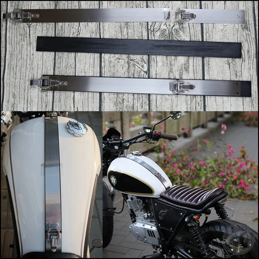 

Retro modified pull stainless steel tank decoration belt for Qingqi Ranger U Xia Guo Wang Xinyuan 400.440