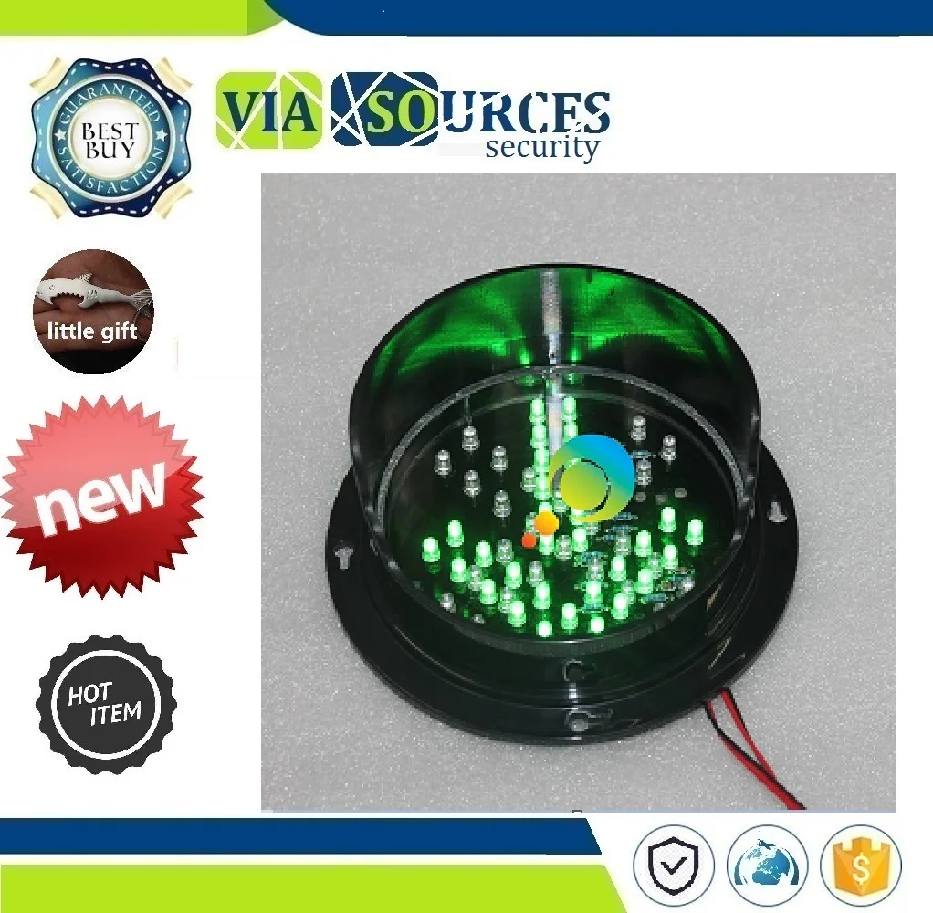 

Red cross and green arrow LED traffic lights DC12V or DC24V New arrival exclusive 125mm