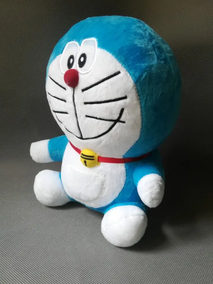 Около 25 см прекрасный Doraemon Плюшевые игрушки Улыбка Выражение Doraemon мягкая игрушка Детские игрушки Рождественский подарок w0855