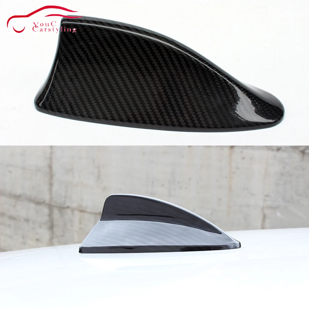 

F10 Carbon Fiber Antenna Cover Shark Fin Caps for BMW 5 Series F10 F11 7 Series F01 F02 F03 F04 Roof Antenna Cover